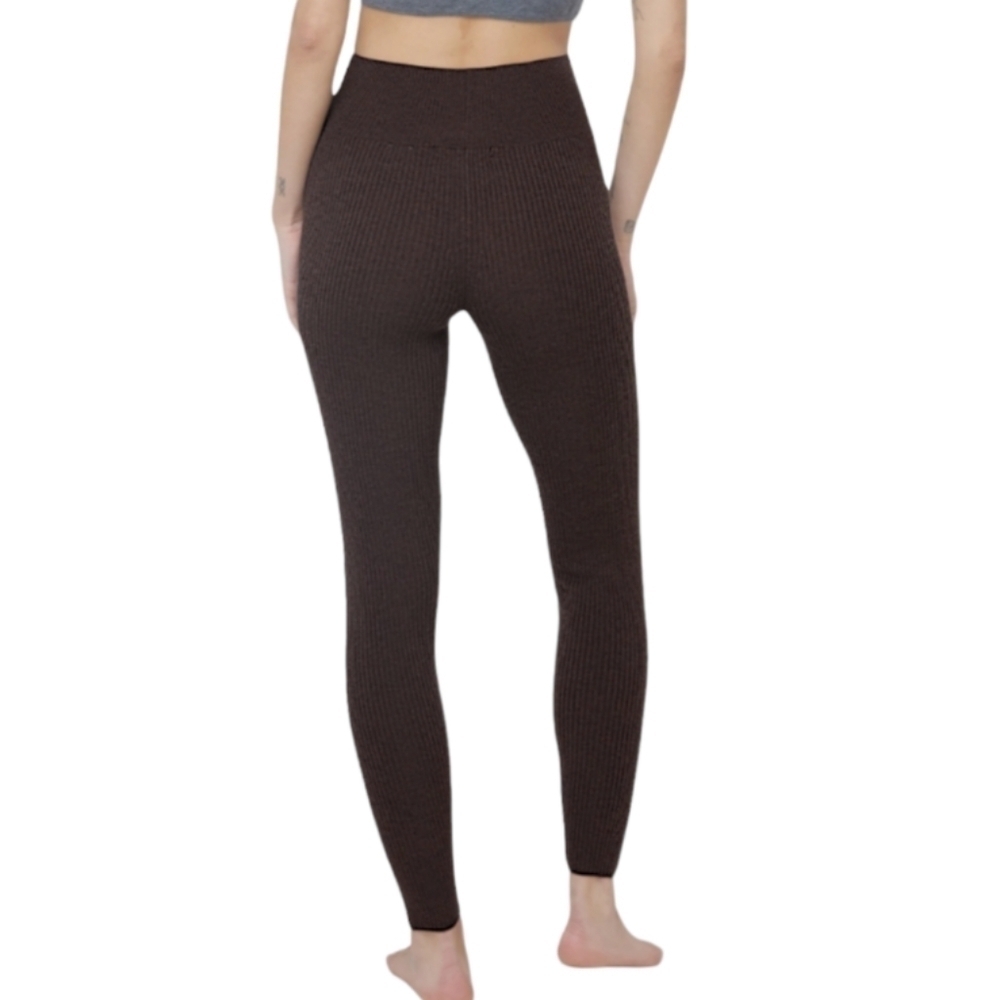 Rue21‎ Brown Ribbed Knit Leggings Size S